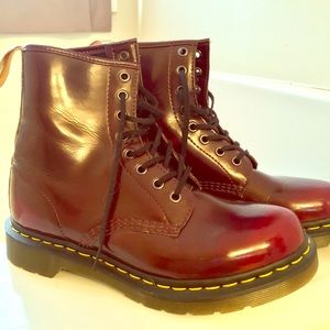 Barely-Worn Maroon Dr. Martens